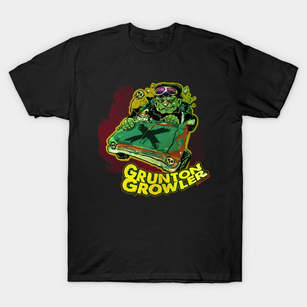 Grunton Growler T-Shirt by zerostreet